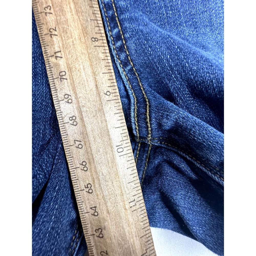 Spanx Distressed Ankle Skinny Jeggings size Large Blue - Picture 5 of 6